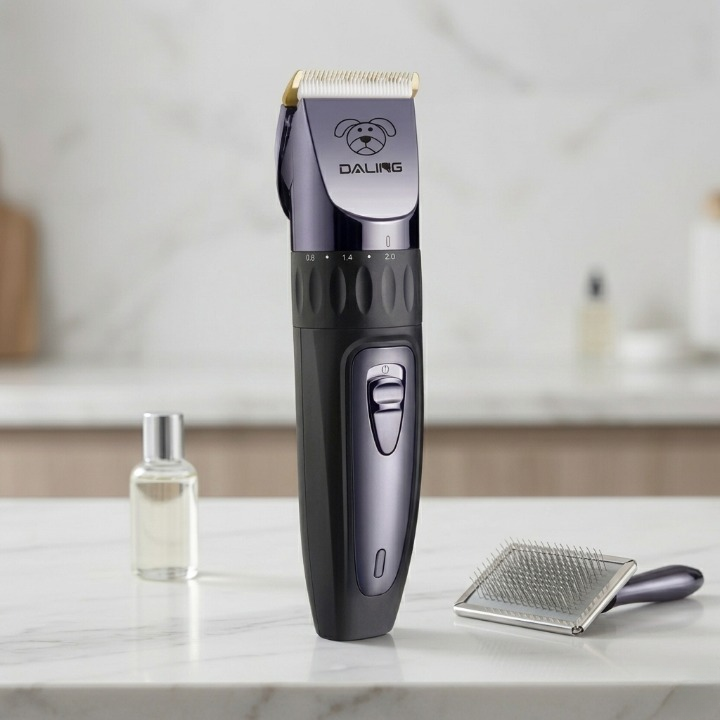 Daling Rechargeable Pet Clipper – Professional Electric Grooming Trimmer for Dogs & Cats