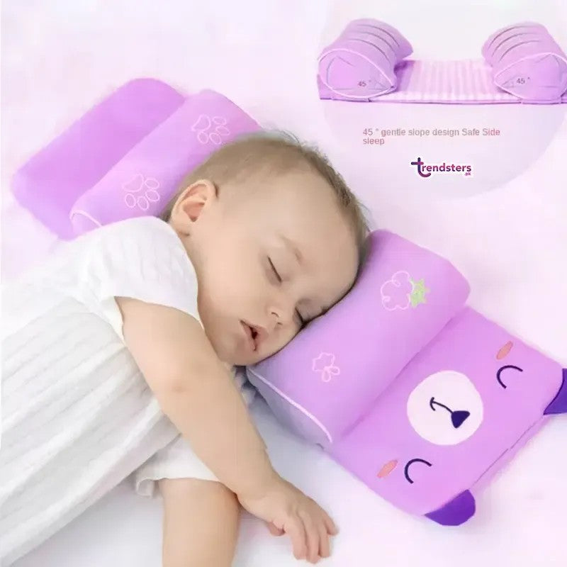 Adjustable Baby Pillow Anti-Roll Pillow random color