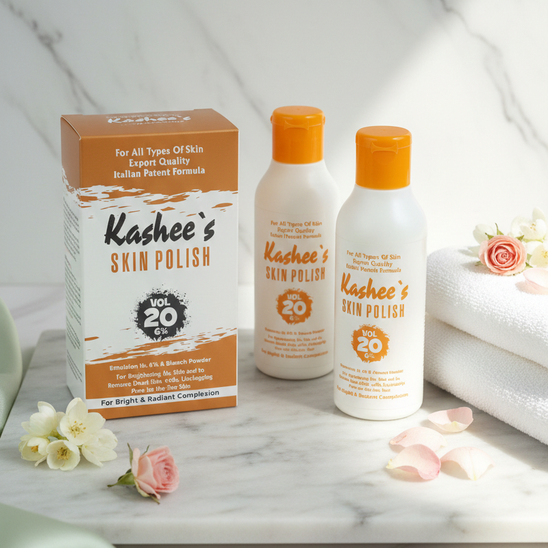 Pack of 2 Kashee's Skin Polisher 120ml + Activator 60g