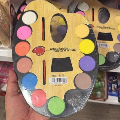 Artist Palette Watercolor Set - Toy Accessory Designed For Entertainment And Daily Play Routine