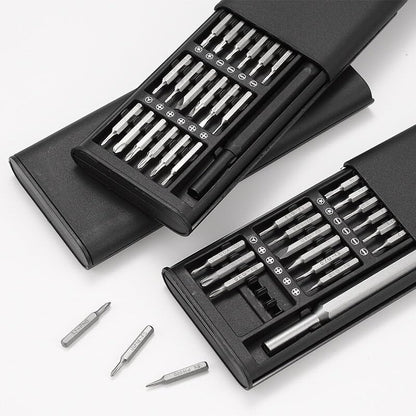 24 In 1 Magnetic Screwdriver Set High Quality Steel Bits Portable Durable Hardware Practical Repair Tool Kit