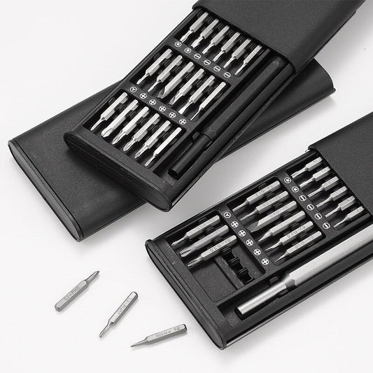 24 In 1 Magnetic Screwdriver Set High Quality Steel Bits Portable Durable Hardware Practical Repair Tool Kit