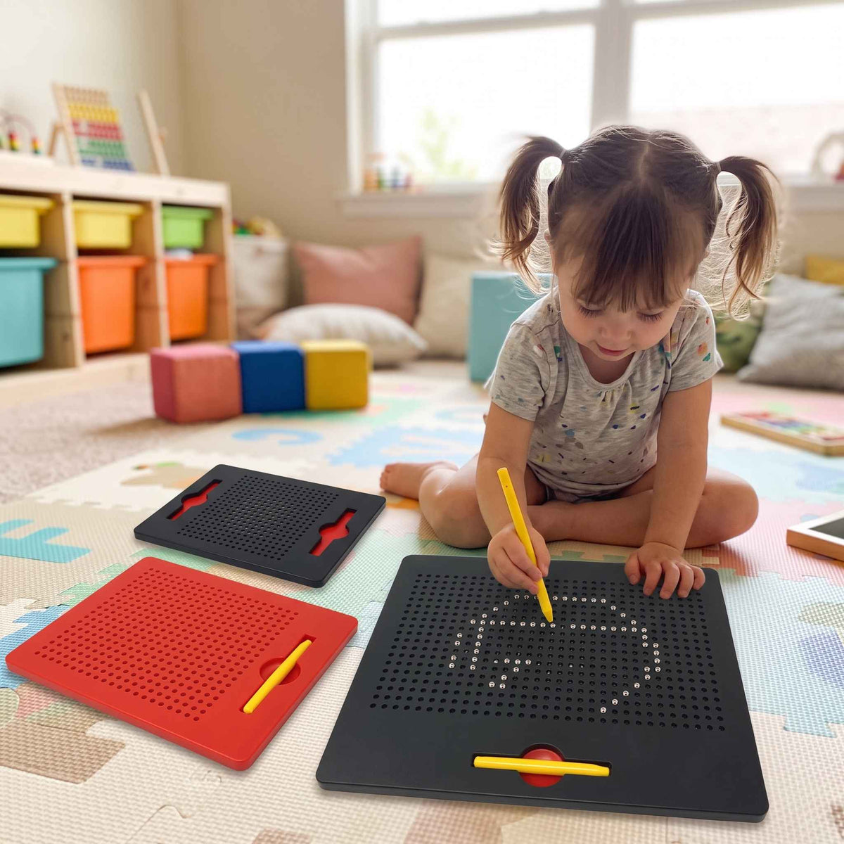 Magnetic Drawing Board for Kids – Reusable Doodle & Writing Pad