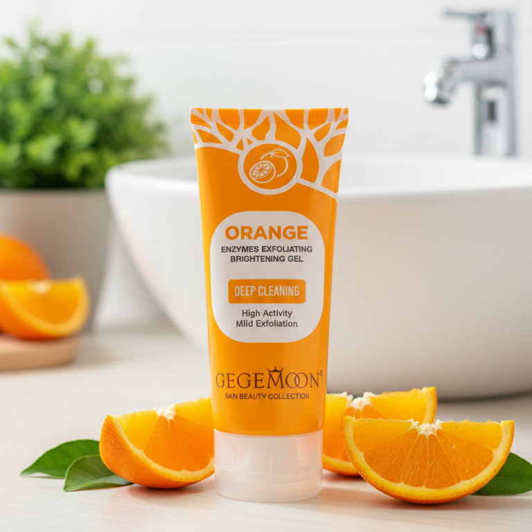 Gegemoon Orange Enzymes Exfoliating Brightening Gel - Orange