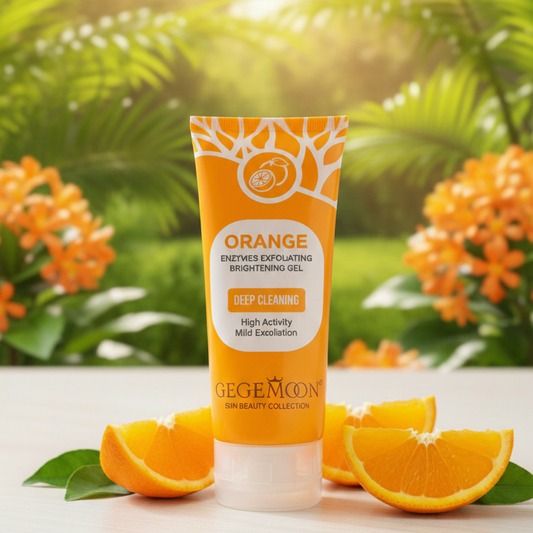 Gegemoon Orange Enzymes Exfoliating Brightening Gel - Orange