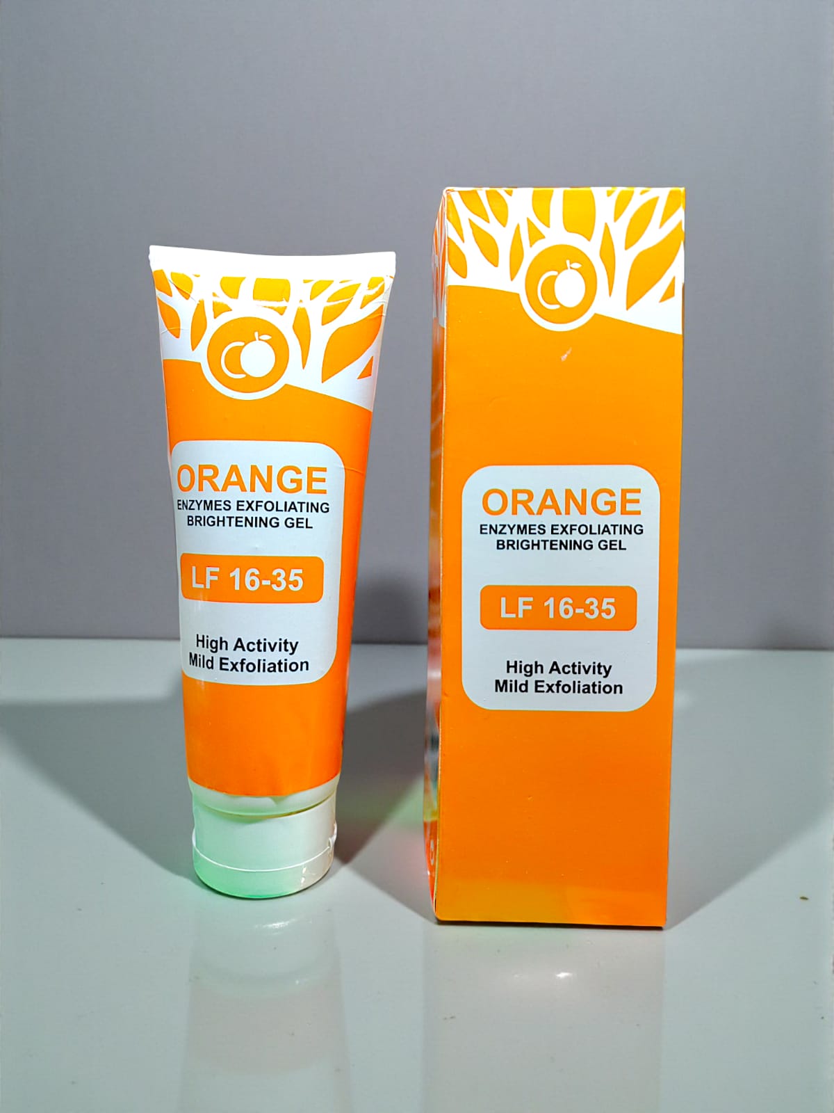 Gegemoon Orange Enzymes Exfoliating Brightening Gel - Orange