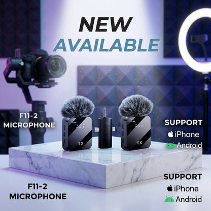 F11-2 Wireless Collar Microphone 3-in-1 System