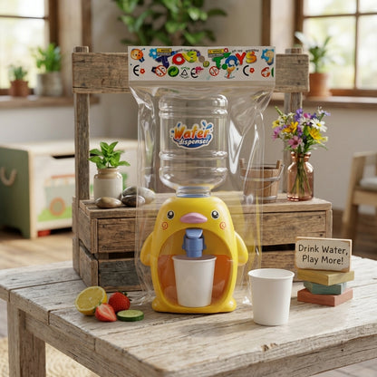 Cute Mini Water Dispenser Toy for Kids & Pretend Play
