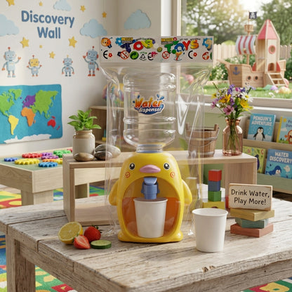 Cute Mini Water Dispenser Toy for Kids & Pretend Play
